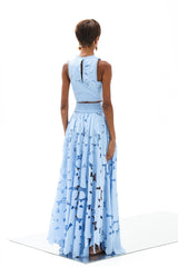 Skirt Petunia Maxi Calisto Althea Blue | تنورة نسائية - Maison Clad