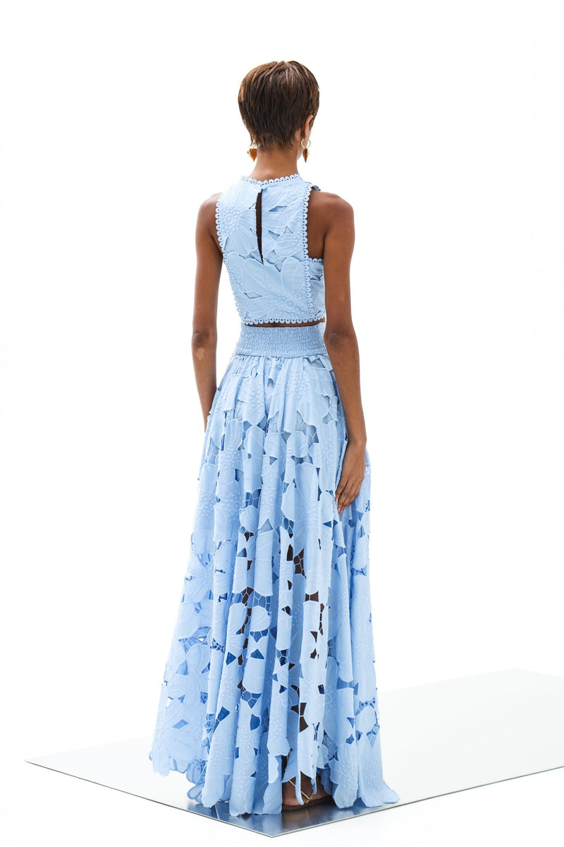 Skirt Petunia Maxi Calisto Althea Blue | تنورة نسائية - Maison Clad