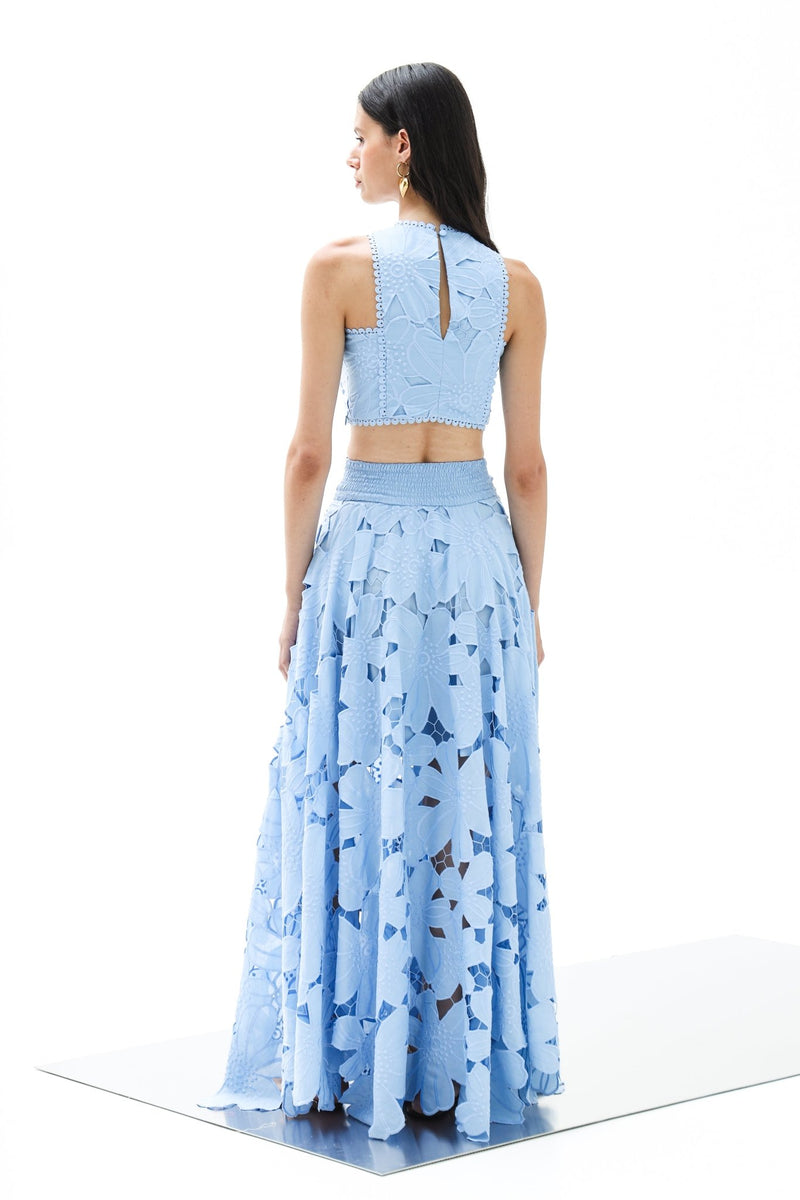 Skirt Petunia Maxi Calisto Althea Blue | تنورة نسائية - Maison Clad