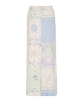 Skirt Slitty Knit Bandana Astrology Virgo | تنورة Slitty - Maison Clad