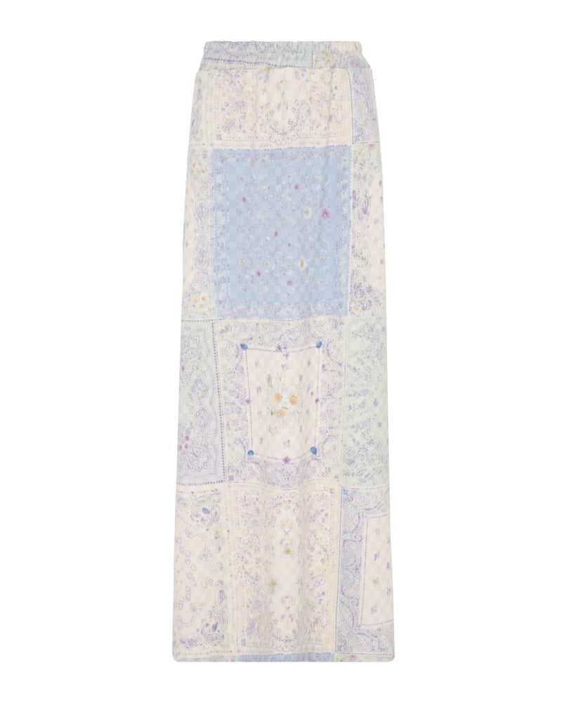 Skirt Slitty Knit Bandana Astrology Virgo | تنورة Slitty - Maison Clad