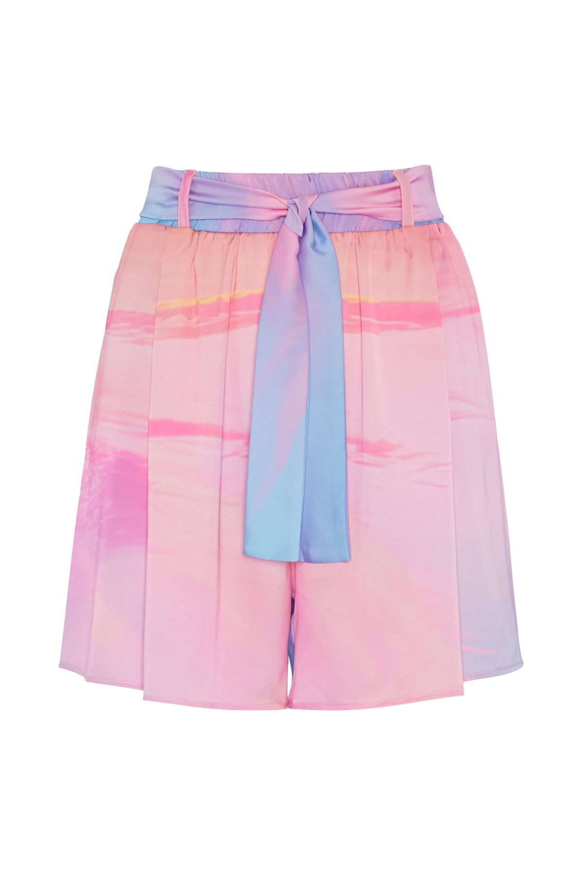 Skort Pebbles Sunrise Reflect Blue Pink |سروال - Maison Clad