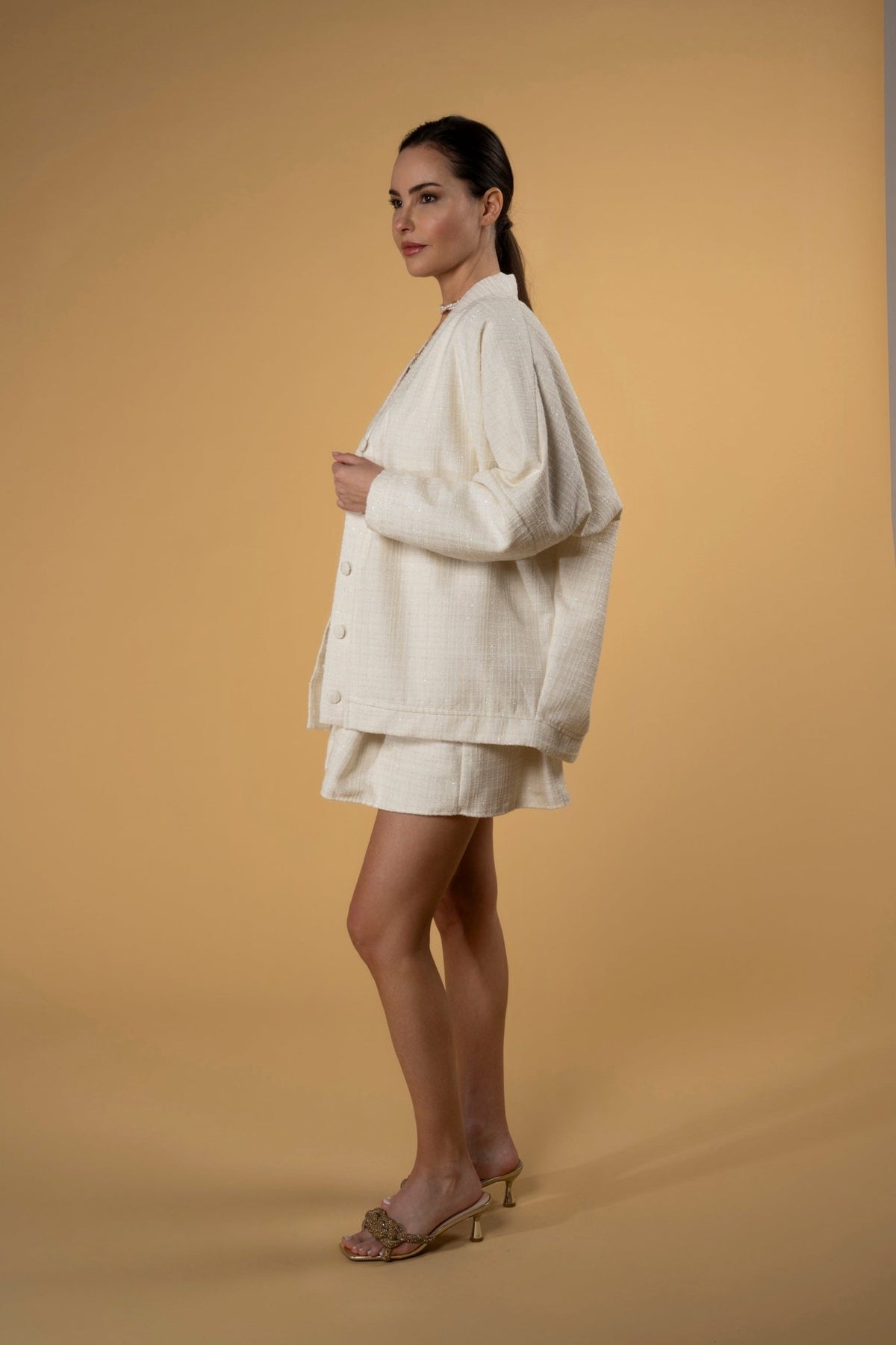 Skort Tweed |سروال Skort Tweed - Maison Clad