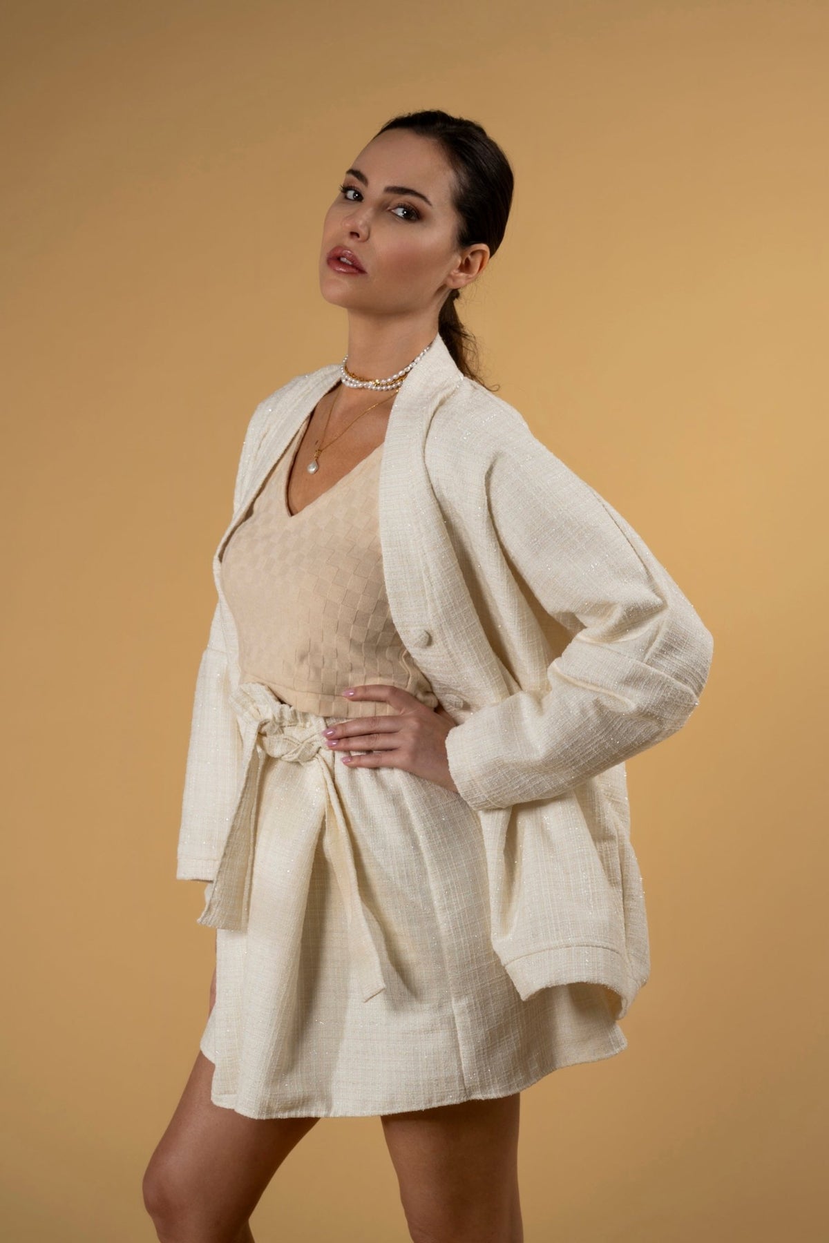 Skort Tweed |سروال Skort Tweed - Maison Clad