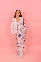 Straps Dress ELVY Astro Pink |فستان Elvy - Maison Clad