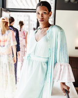 Straps Dress ELVY Light Green |فستان Elvy - Maison Clad