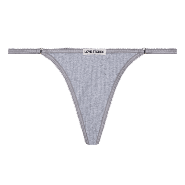 Thong Carole Grey - Carole سروال النساء - Maison Clad