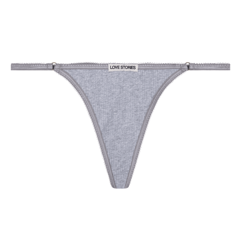Thong Carole Grey - Carole سروال النساء - Maison Clad