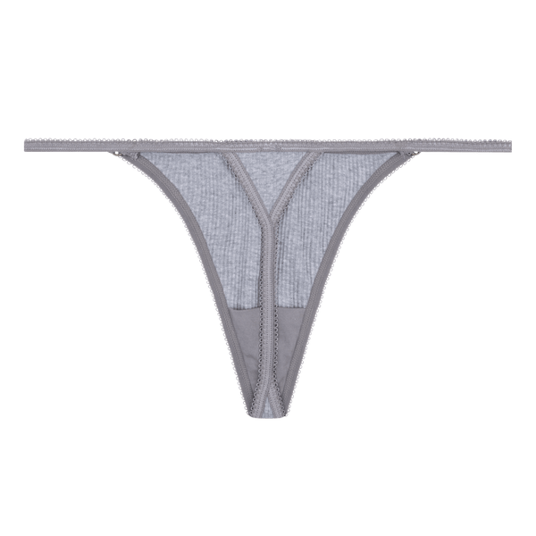 Thong Carole Grey - Carole سروال النساء - Maison Clad