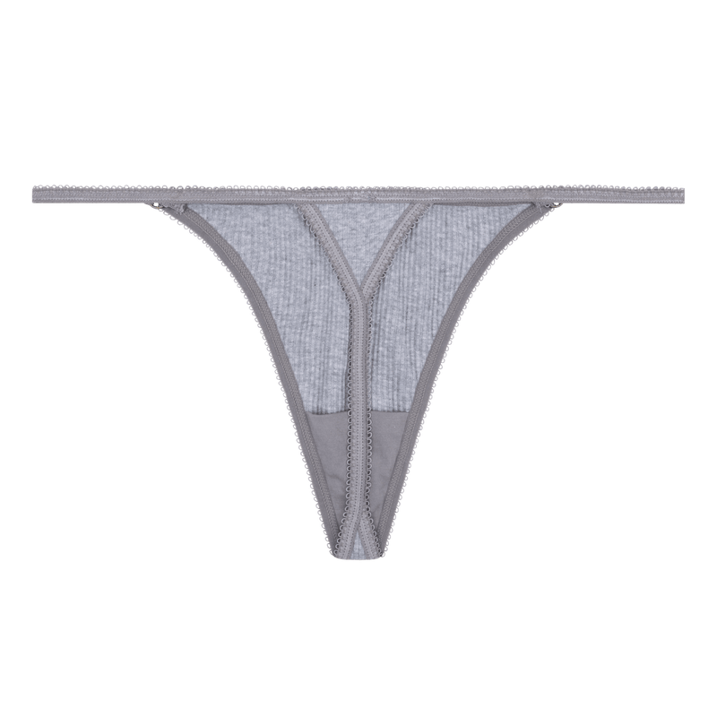 Thong Carole Grey - Carole سروال النساء - Maison Clad