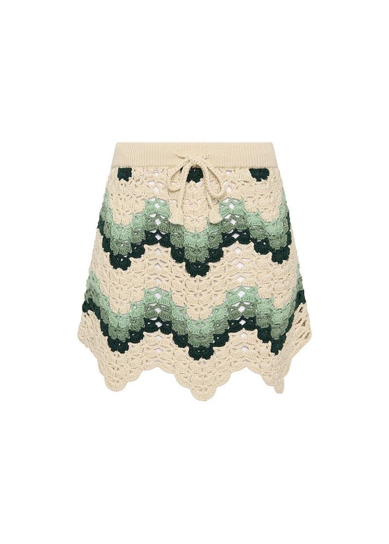 TIDAL HALI CROCHET SKIRT| تنورة TIDAL - Maison Clad