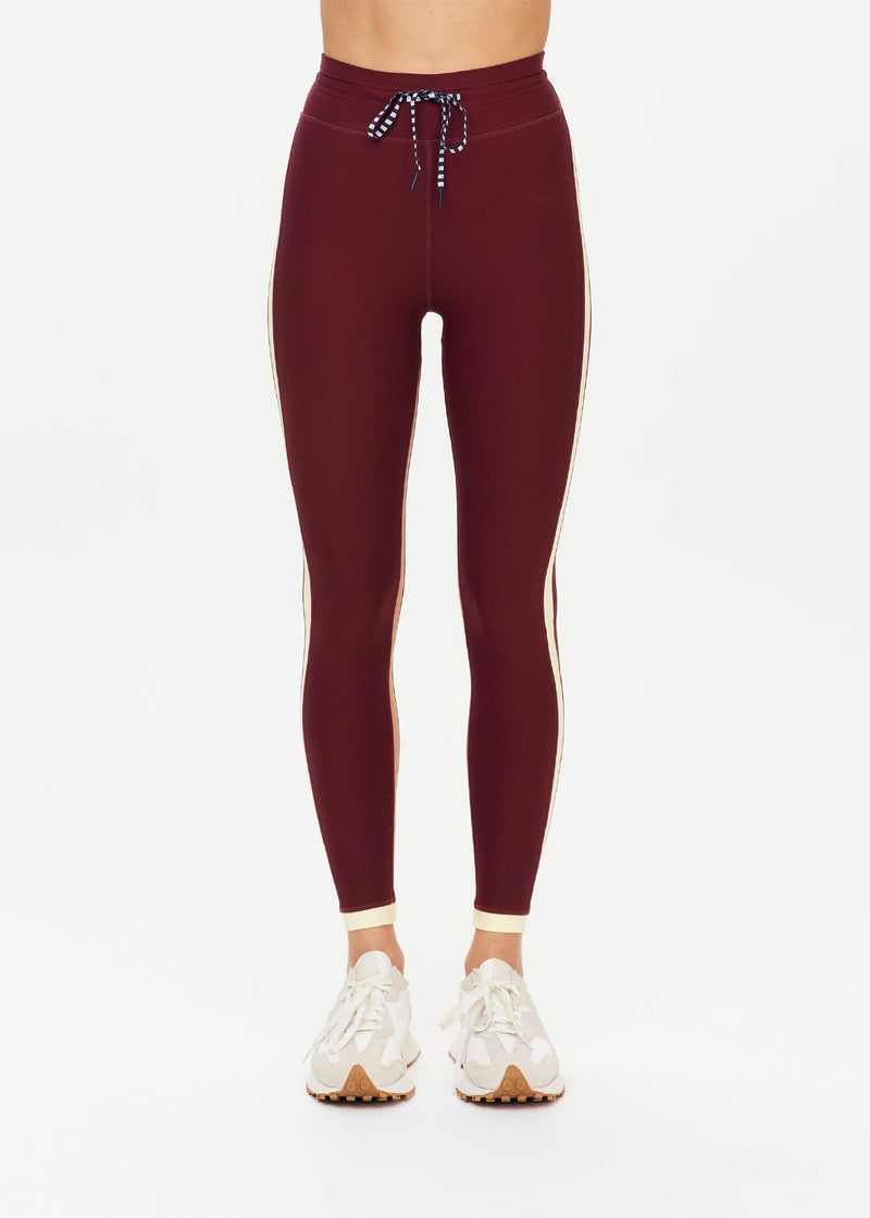 Trail Harley Midi Legging Burgundy| سروال ضيقTrail - Maison Clad