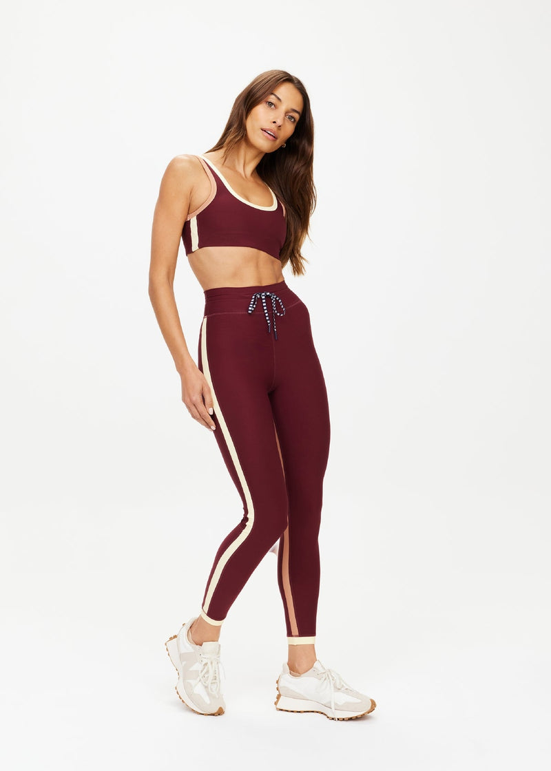 Trail Harley Midi Legging Burgundy| سروال ضيقTrail - Maison Clad