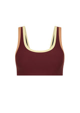 Trail Harley Scoop Bralette Burgundy| بلوزة Trail - Maison Clad