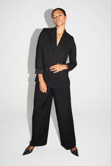 Trouser Astrid Black Shimmers|سروال Astrid - Maison Clad