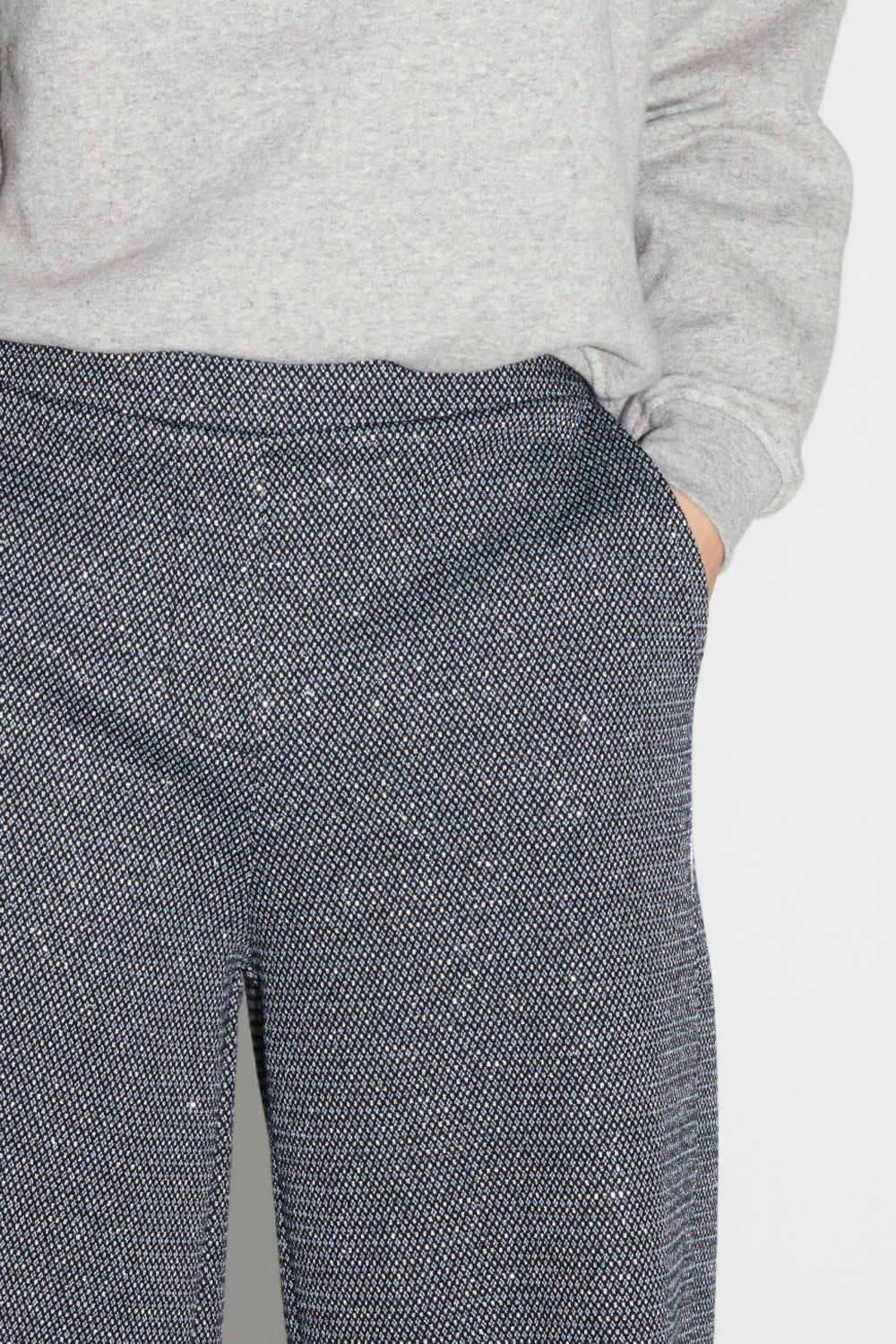 Trouser Charlie Geo Dots Blue|سروال Charlie Geo Dots Blue - Maison Clad