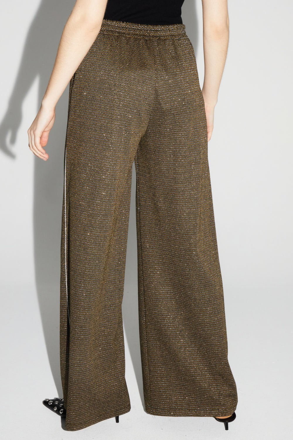 Trouser Charlie Geo Dots Gold|سروال Charlie Geo Dots Gold - Maison Clad