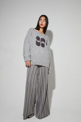 Trouser Charlie Silver Stripes|سروال Charlie Silver Stripes - Maison Clad