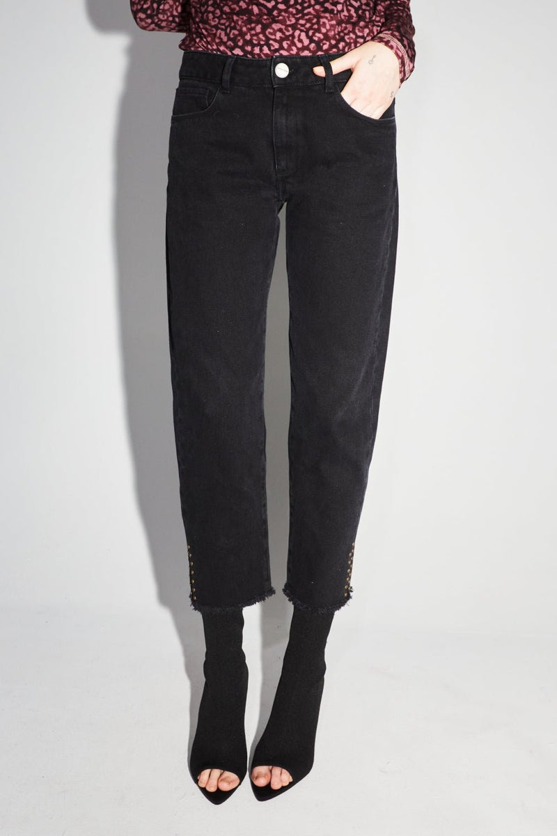 Trouser Denim Alex Black |سروال Denim Alex Black - Maison Clad