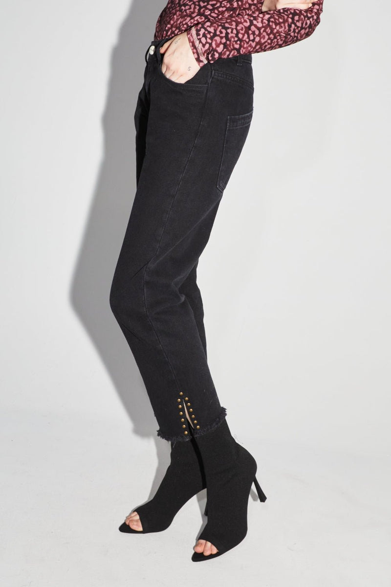 Trouser Denim Alex Black |سروال Denim Alex Black - Maison Clad