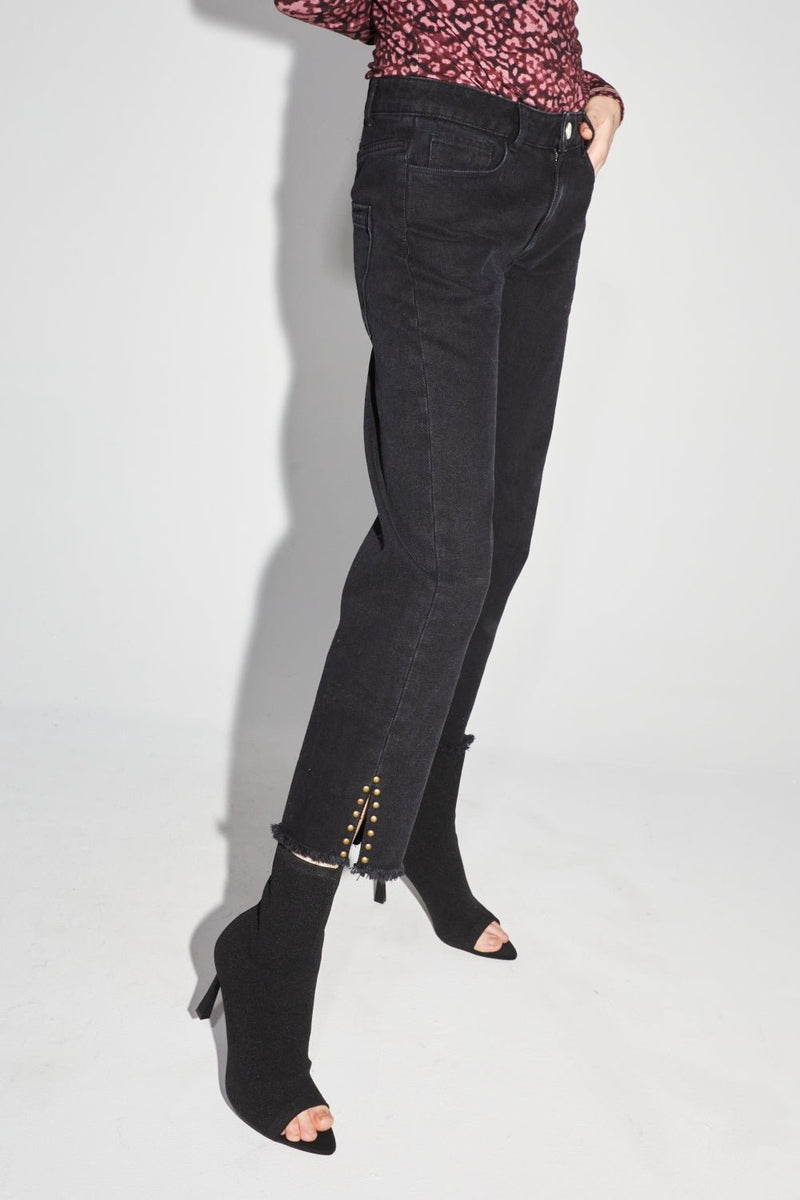 Trouser Denim Alex Black |سروال Denim Alex Black - Maison Clad