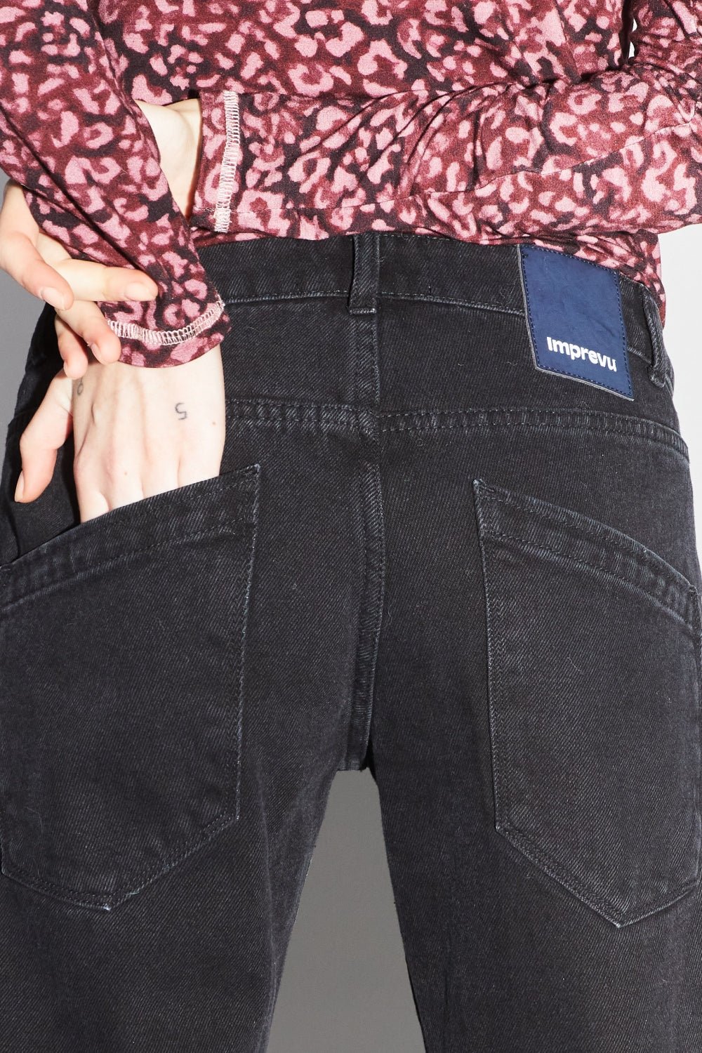 Trouser Denim Alex Black |سروال Denim Alex Black - Maison Clad