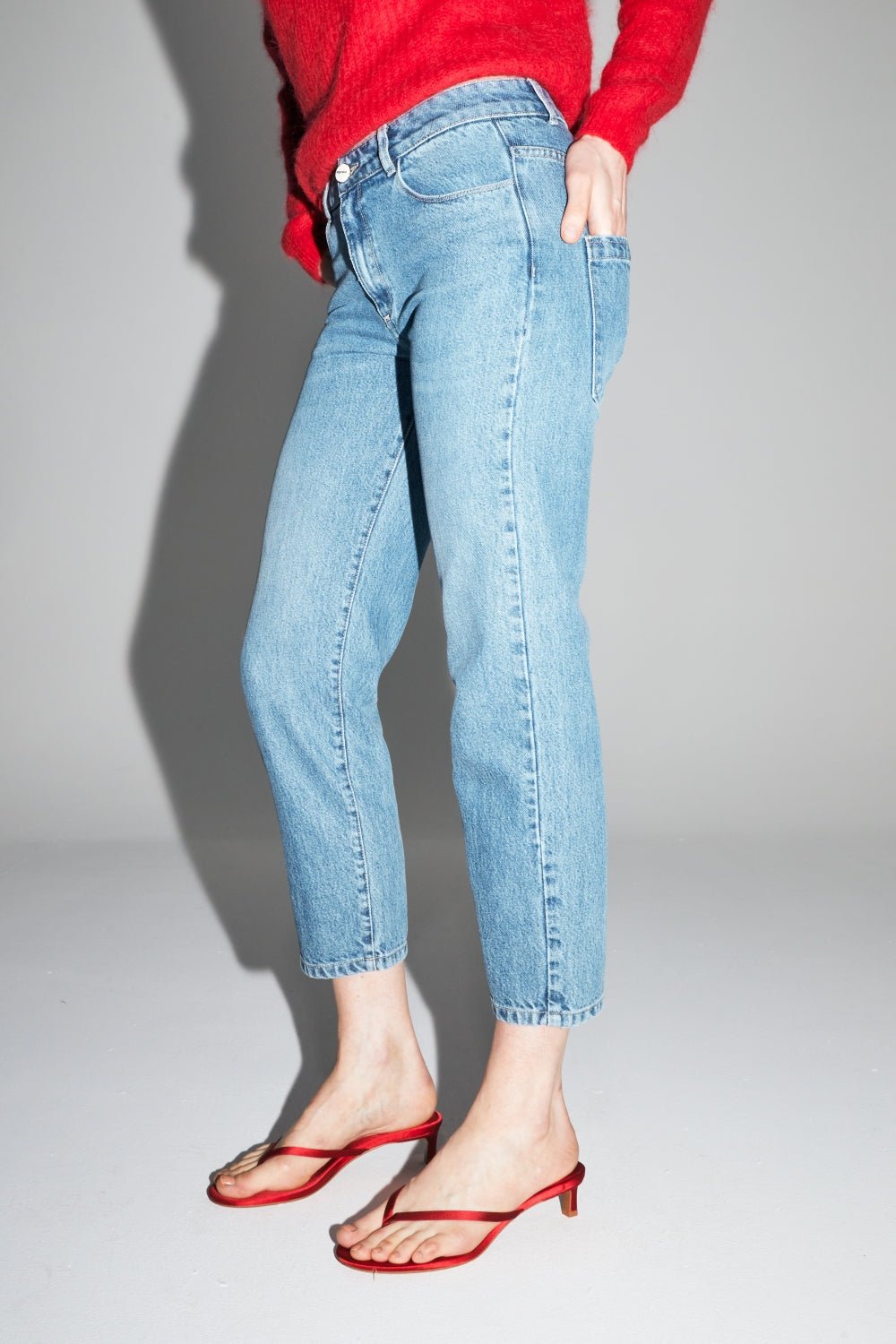 Trouser Denim Alex Blue |سروال Denim Alex Blue - Maison Clad