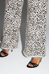 Trouser Denim Swiggy Palazzo Leo Naturel |سروال Denim Palazzo Leo Naturel - Maison Clad