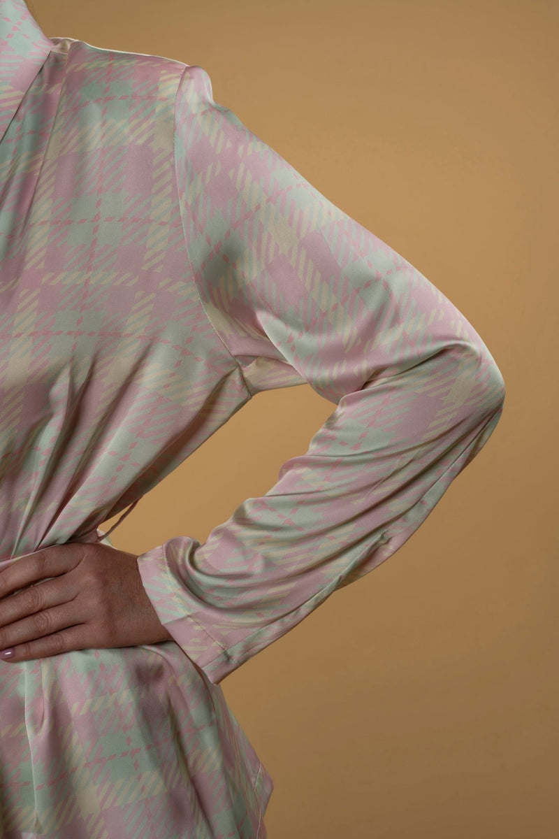 Trouser Jackomo Checks Pastel t|سروال Checks Pastel - Maison Clad