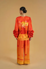 Trouser Jackomo Palm Orange|سروال Palm - Maison Clad