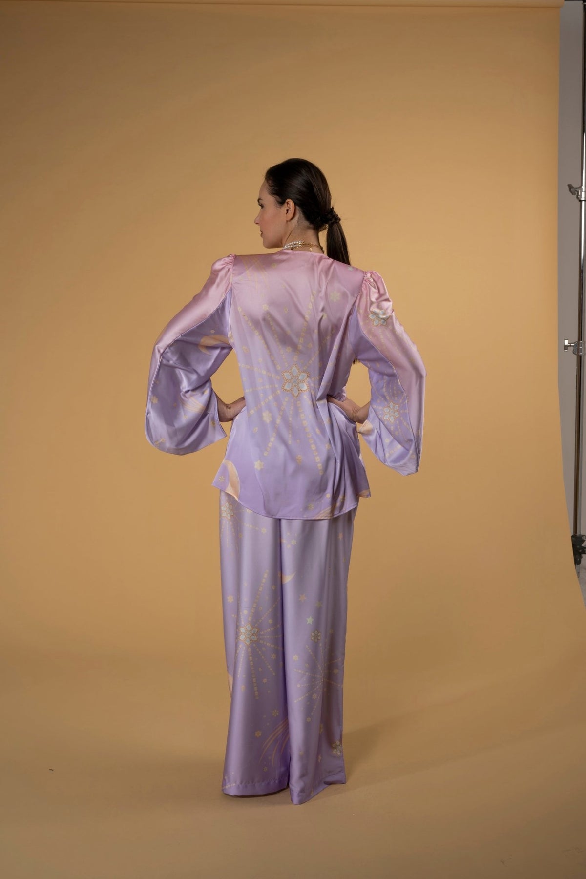 Trouser Jackomo Stella D'Oro Purple Gradient|سروال stella D'Oro Gradient - Maison Clad