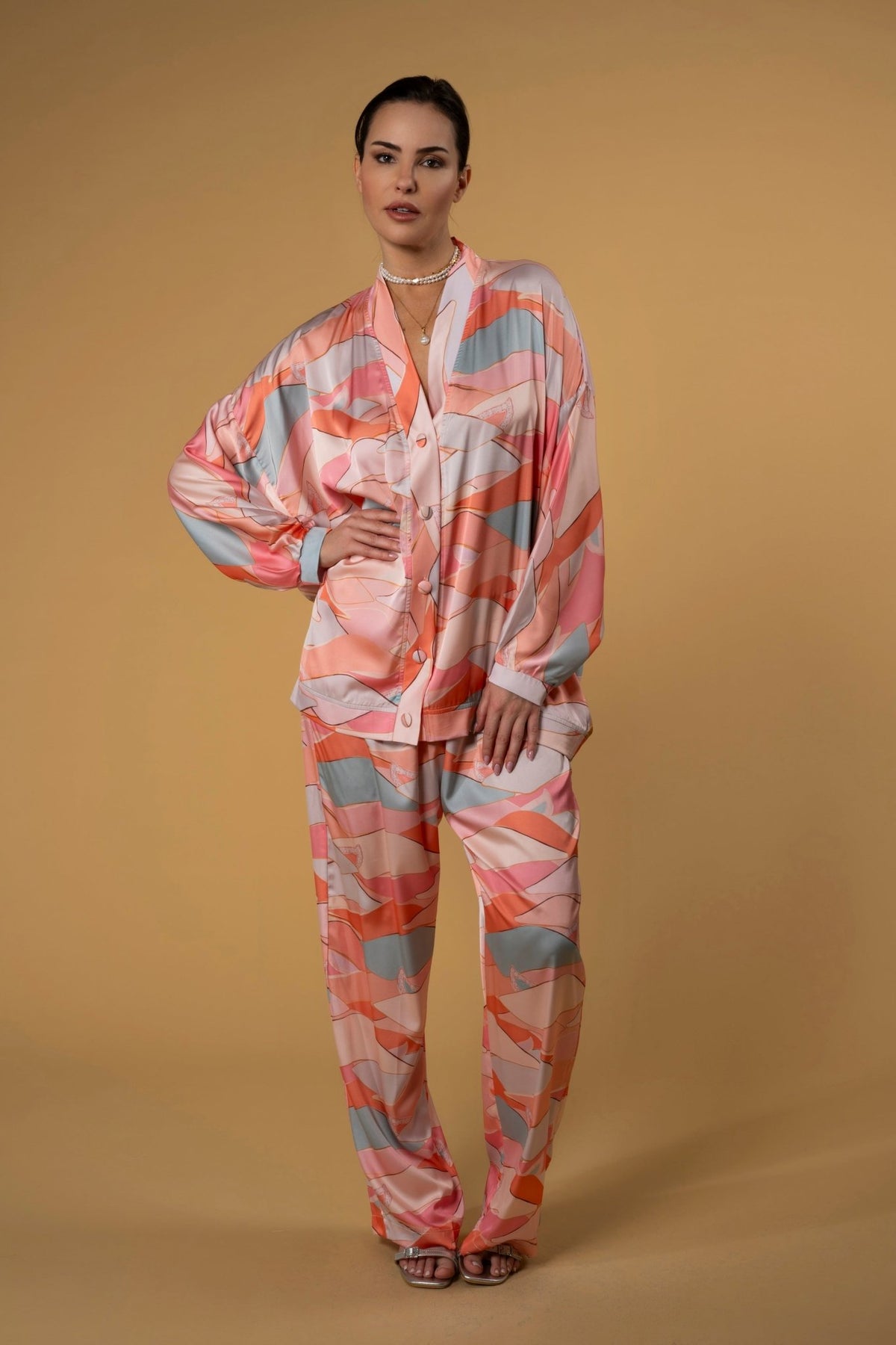 Trouser Marley Alif|سروال Marley Alif Bright Pink - Maison Clad