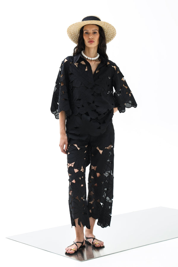 Trouser Ophelia Althea Black| المرأة القصيرة - Maison Clad