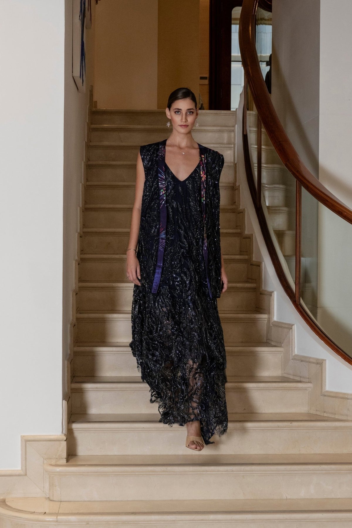 Vest Firework Embroided | سترة - Maison Clad
