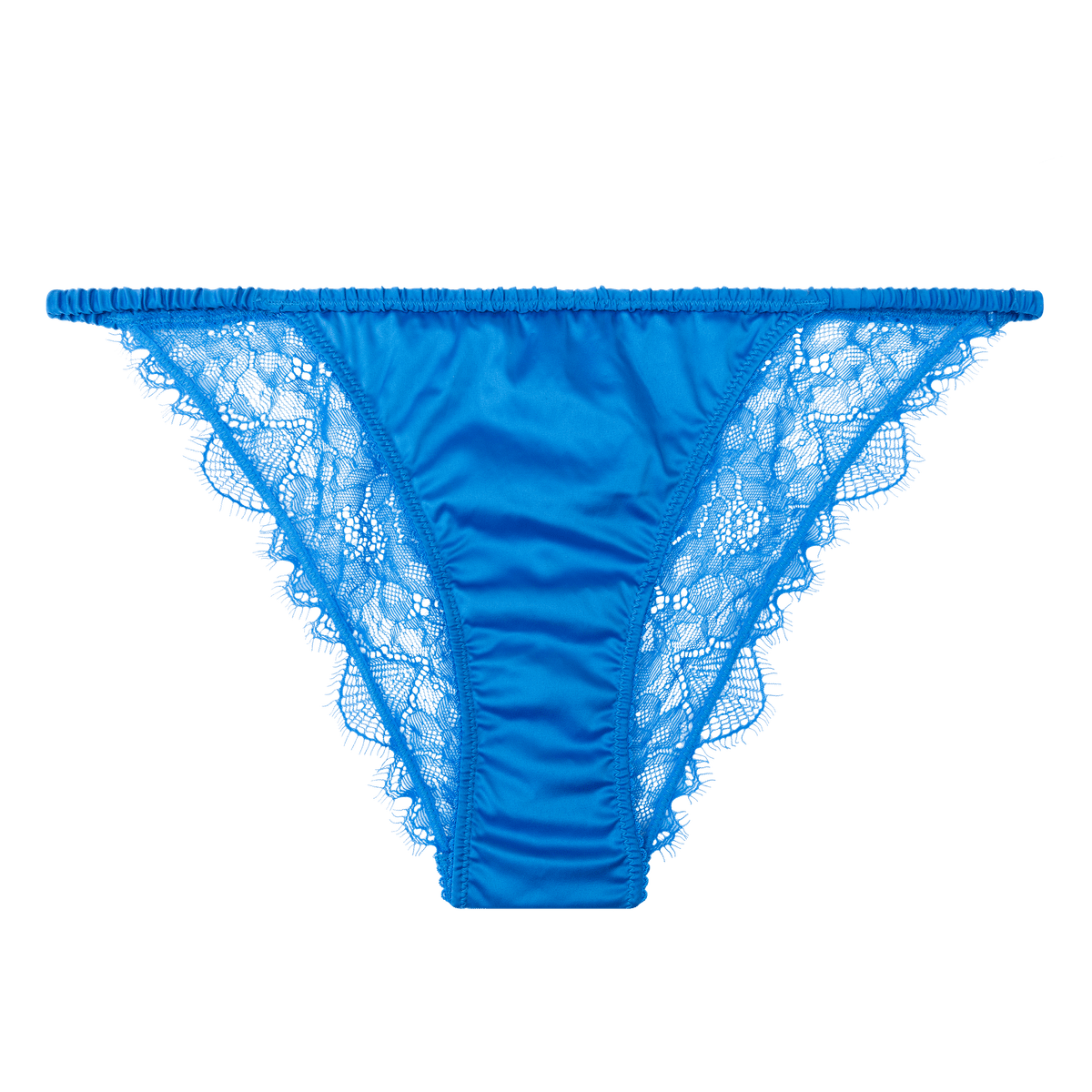 Wild Rose Blue Briefs | الملابس الداخلية الدانتيل - Maison Clad