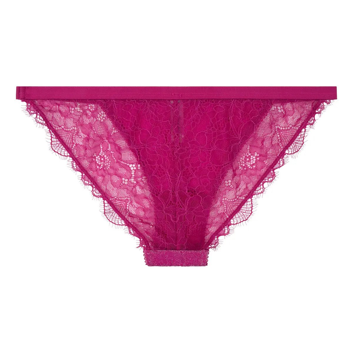 Wild Rose Hot Pink Briefs | الملابس الداخلية الدانتيل - Maison Clad