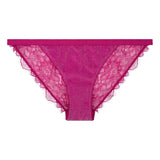 Wild Rose Hot Pink Briefs | الملابس الداخلية الدانتيل - Maison Clad
