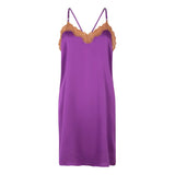 Willow Purple Slip Dress | فستان النوم - Maison Clad