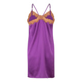 Willow Purple Slip Dress | فستان النوم - Maison Clad