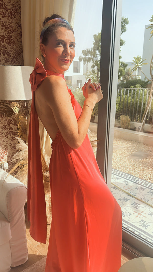 Haifa Neon Pink Dress | فستان نسائي Haifa