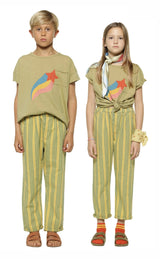 Kids T-Shirt Khaki W/ Star Print | بلوزة