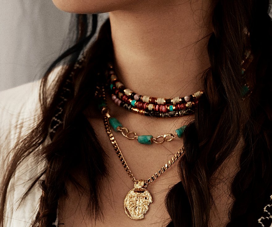 Necklace Vadodara Pink