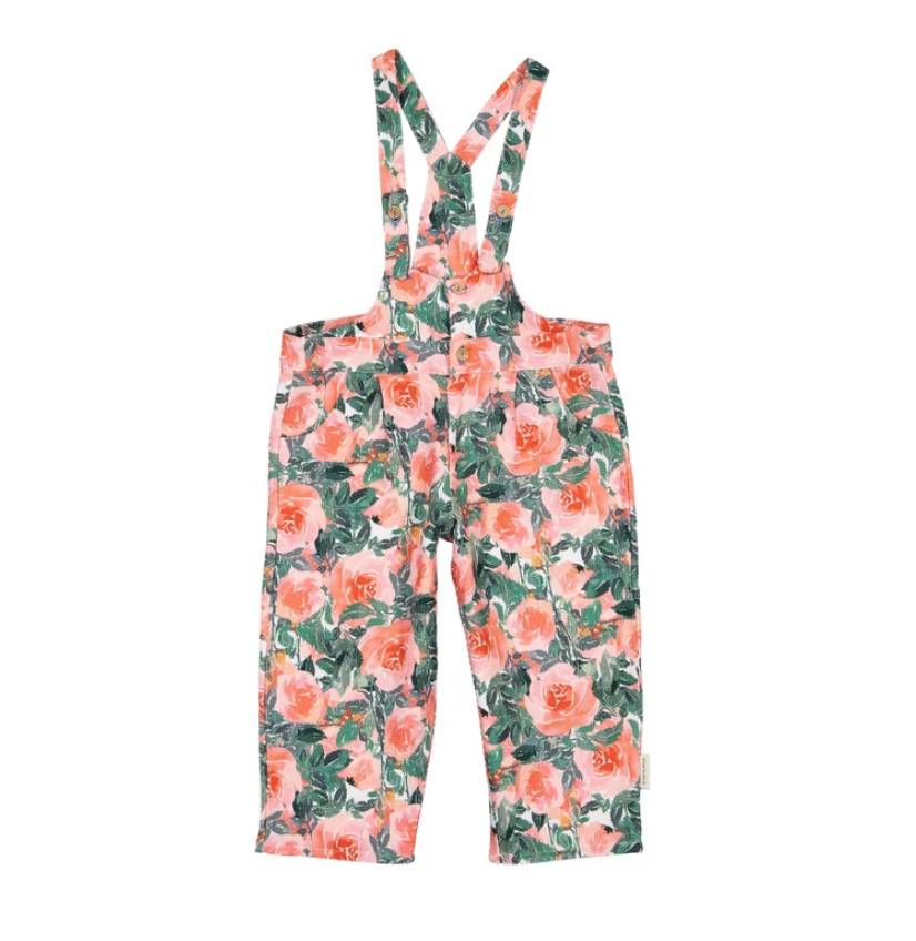 Dungarees Big Flowers - Dungarees جمبسوت