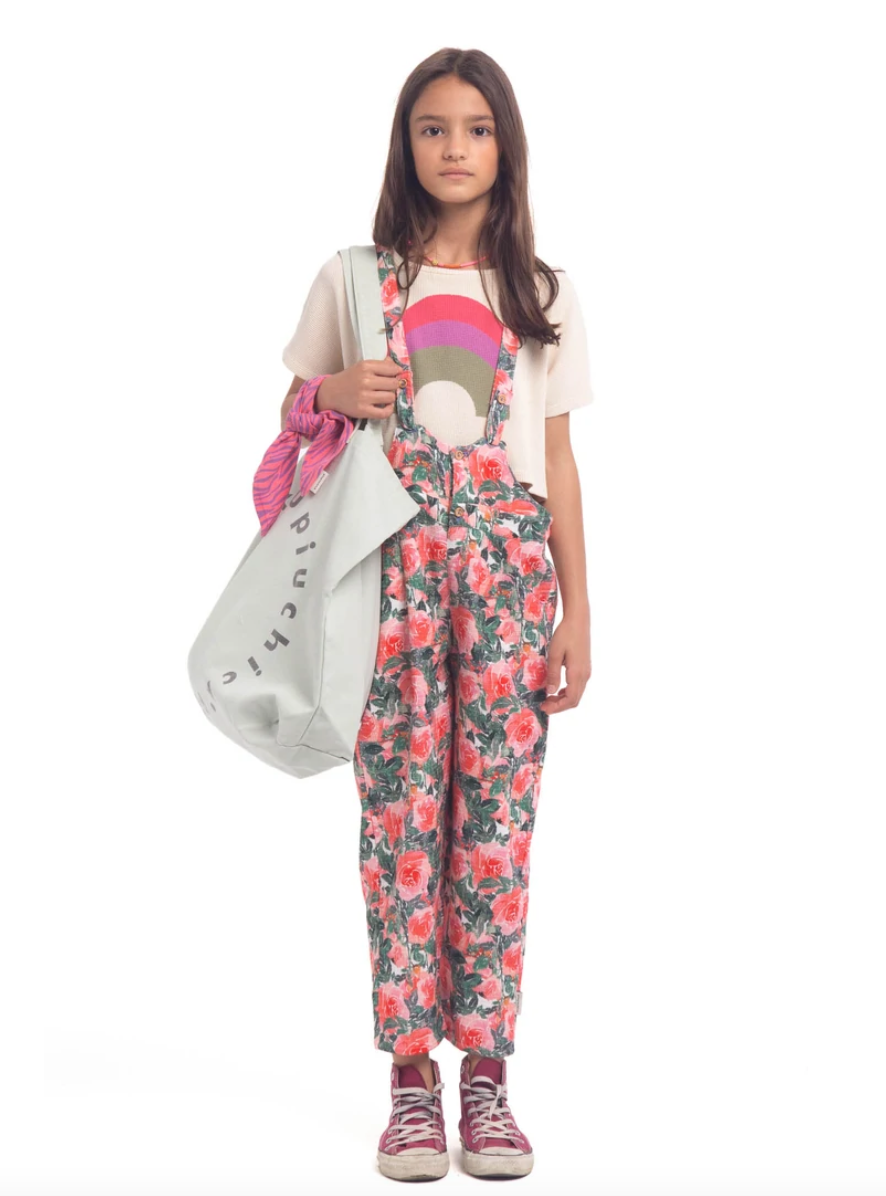 Dungarees Big Flowers - Dungarees جمبسوت