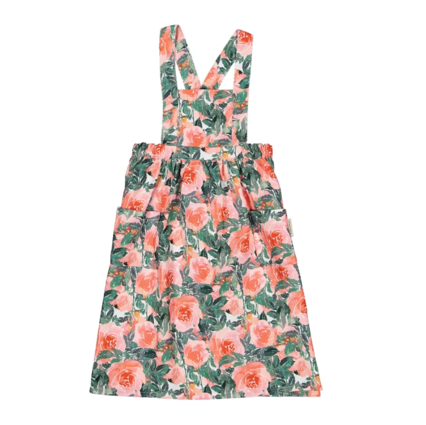 Dress Long Big Flowers - Long فستان
