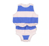 Baby Body Stripes Blue & Pink - Baby بلوزة ضيقة