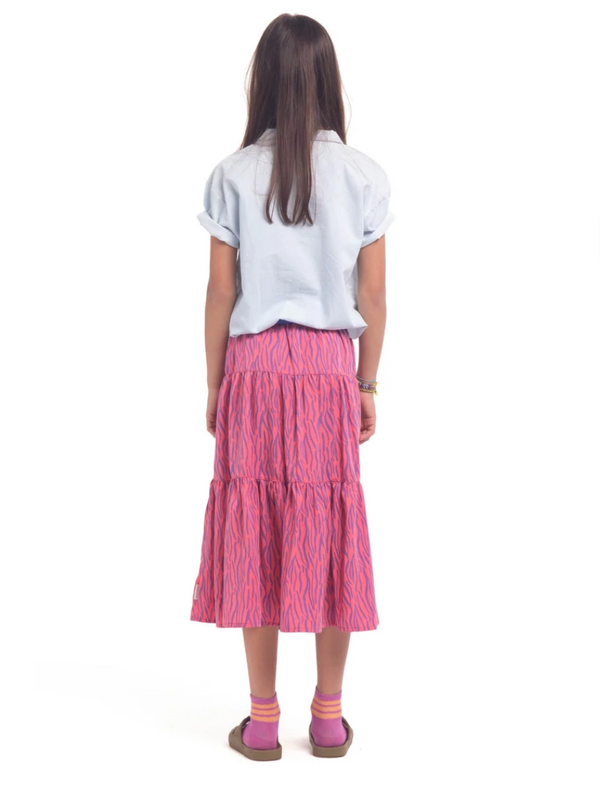 Long Skirt Animal Print - Girls تنورة