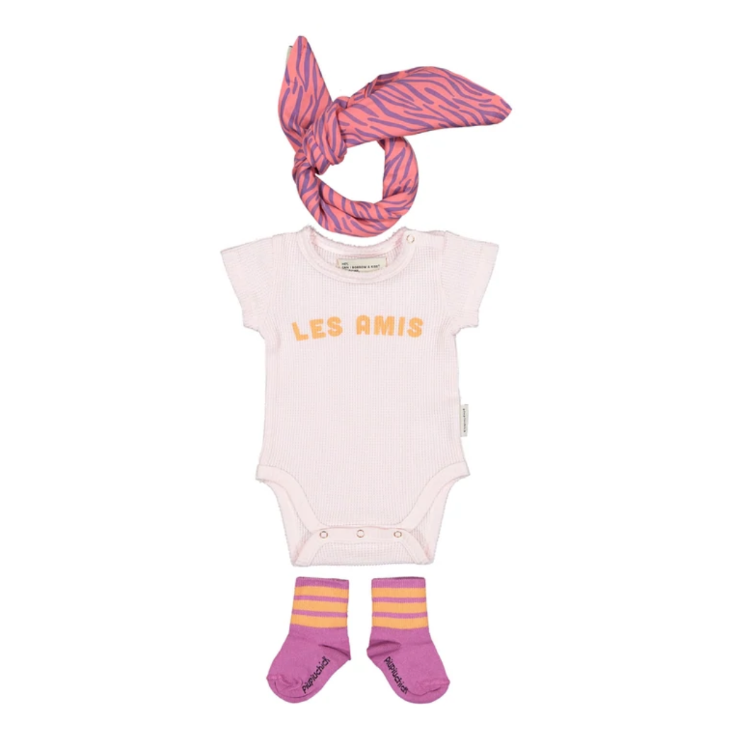 Bandana Pink Animal Print - Girls شريط الرأس