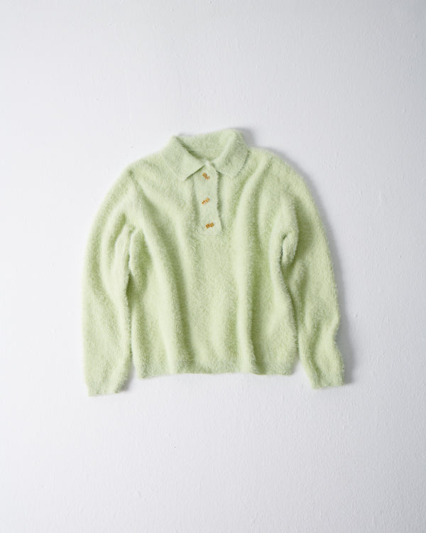 Sweater Polo Green - بلوزة