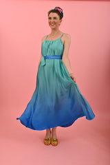 Simone Dress Magical Blue Turquoise | فستان نسائي